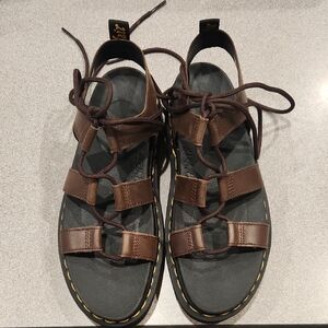 Dr. Martens Brown Leather Sandals NEW